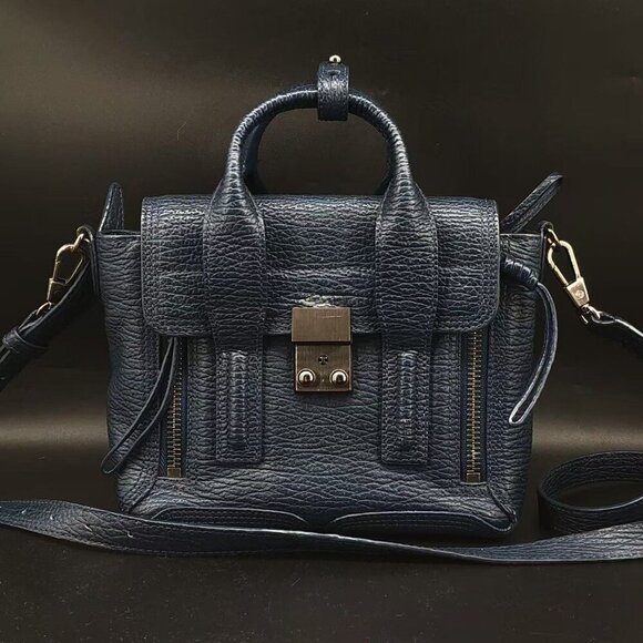 3.1 Phillip Lim Midnight Blue Satchel - Picture 1 of 15